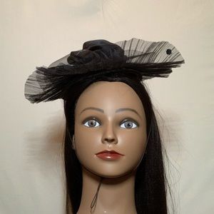 DERBY READY Black Lace Hat